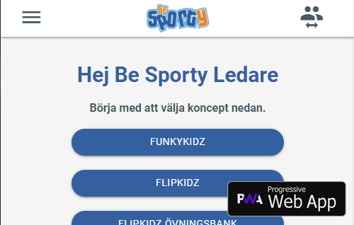 Be Sporty Ledare